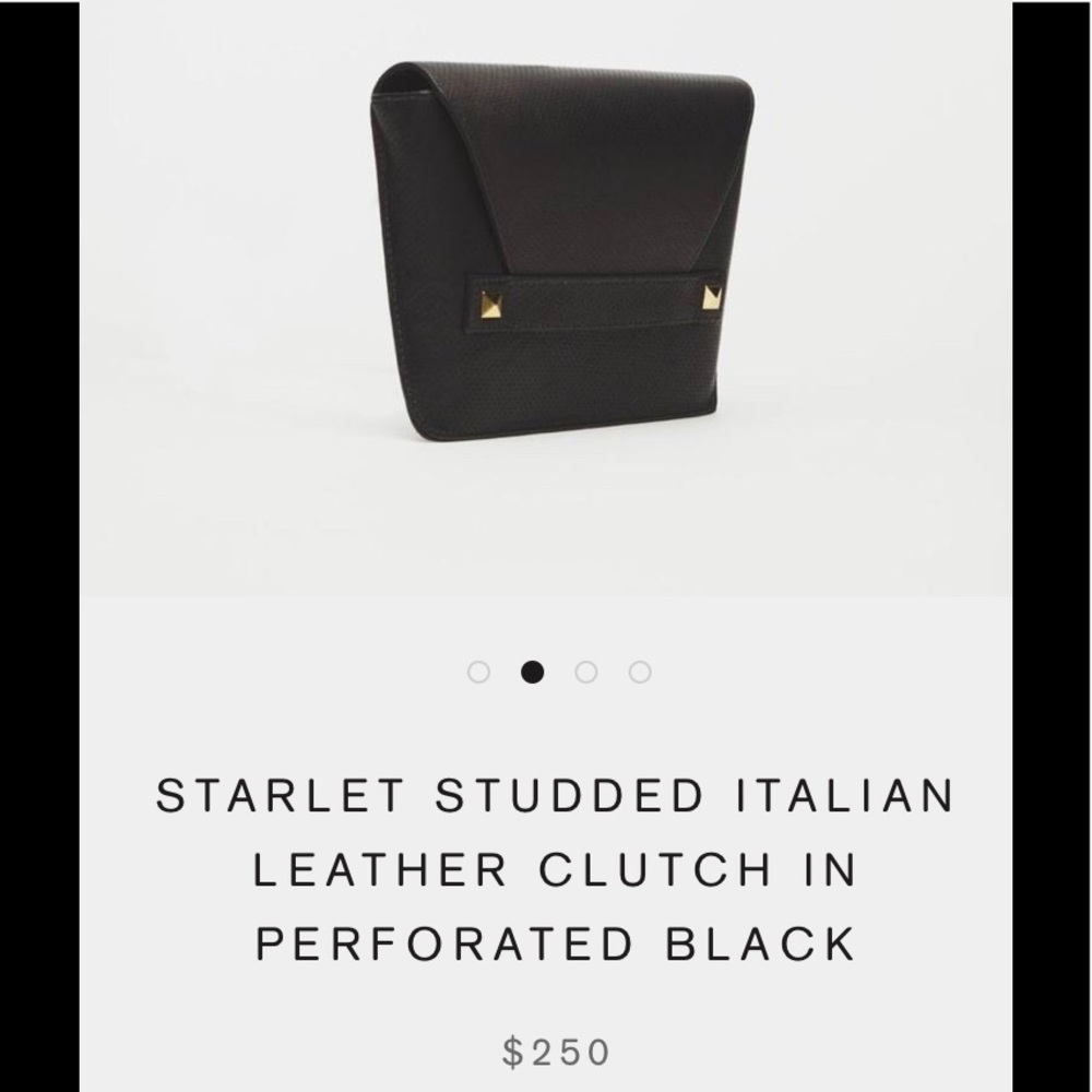 Ectu Starlet Leather Clutch